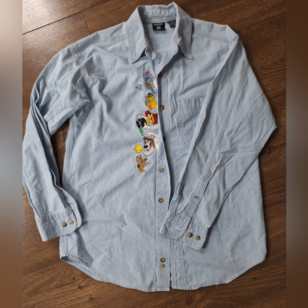 Warner Brothers Ebroidered Chambray